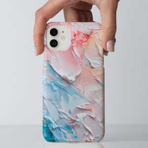 پیش نمایش طرح بر روی قاب لکه رنگی