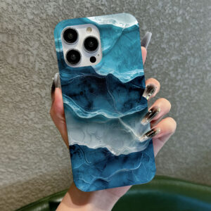 پیش نمایش طرح بر روی قاب موج آبی