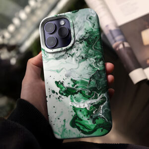 قاب گوشی پاشش سبز