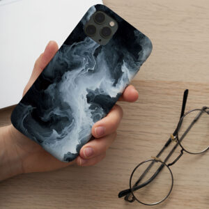 قاب گوشی دود پخش شده