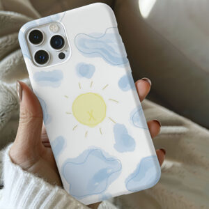 پیش نمایش طرح بر روی قاب نقاشی خورشید و ابر