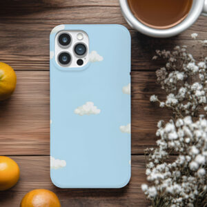 پیش نمایش طرح بر روی قاب آسمون روشن ابری